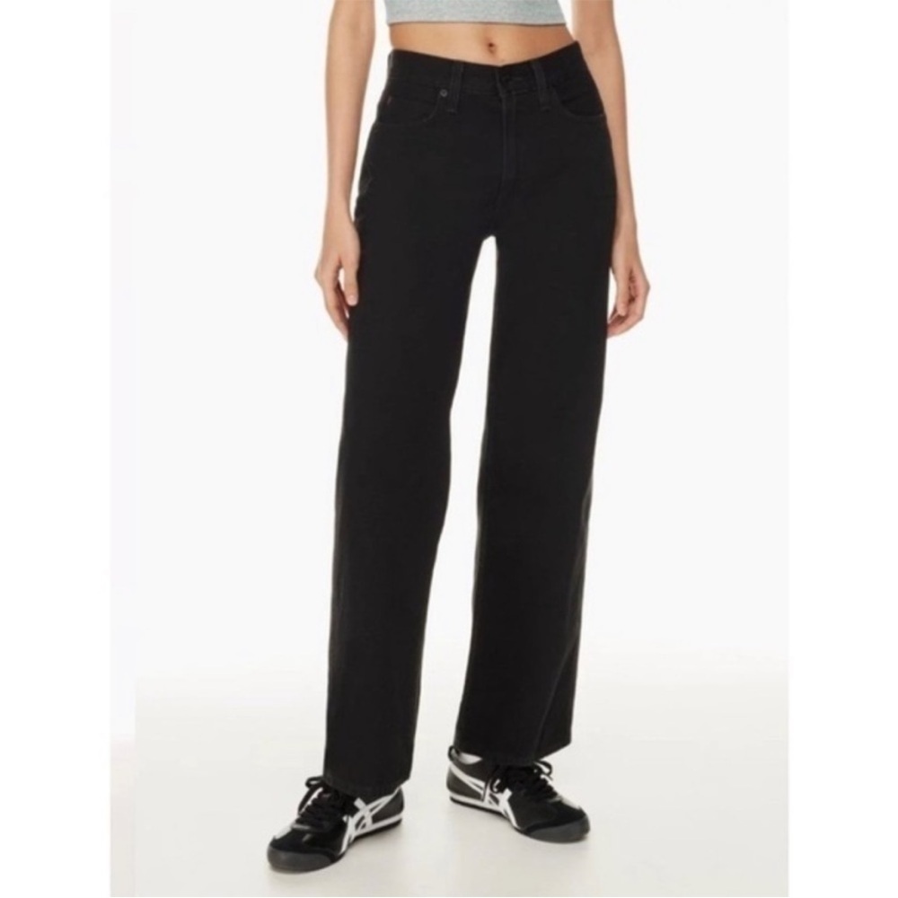 Aritzia SUN-DEH Jeans Sunday Best Jupiter Black Baggy Loose Wide‎ Leg